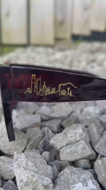 MATALINO x West Coast-Inspired Dark Retro Sunglasses